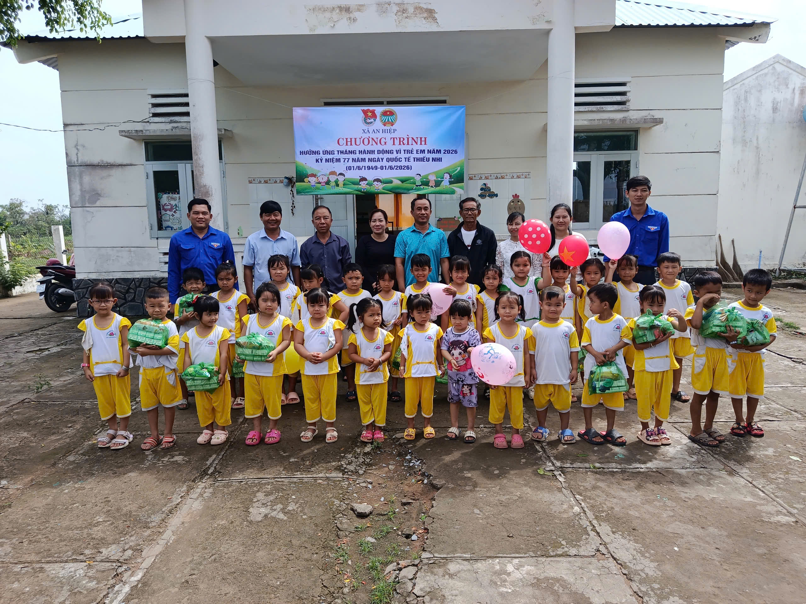 Hội Nông dân xã phối hợp với Xã đoàn An Hiệp tổ chức các hoạt động hưởng ứng Tháng hành động vì trẻ em năm 2026
