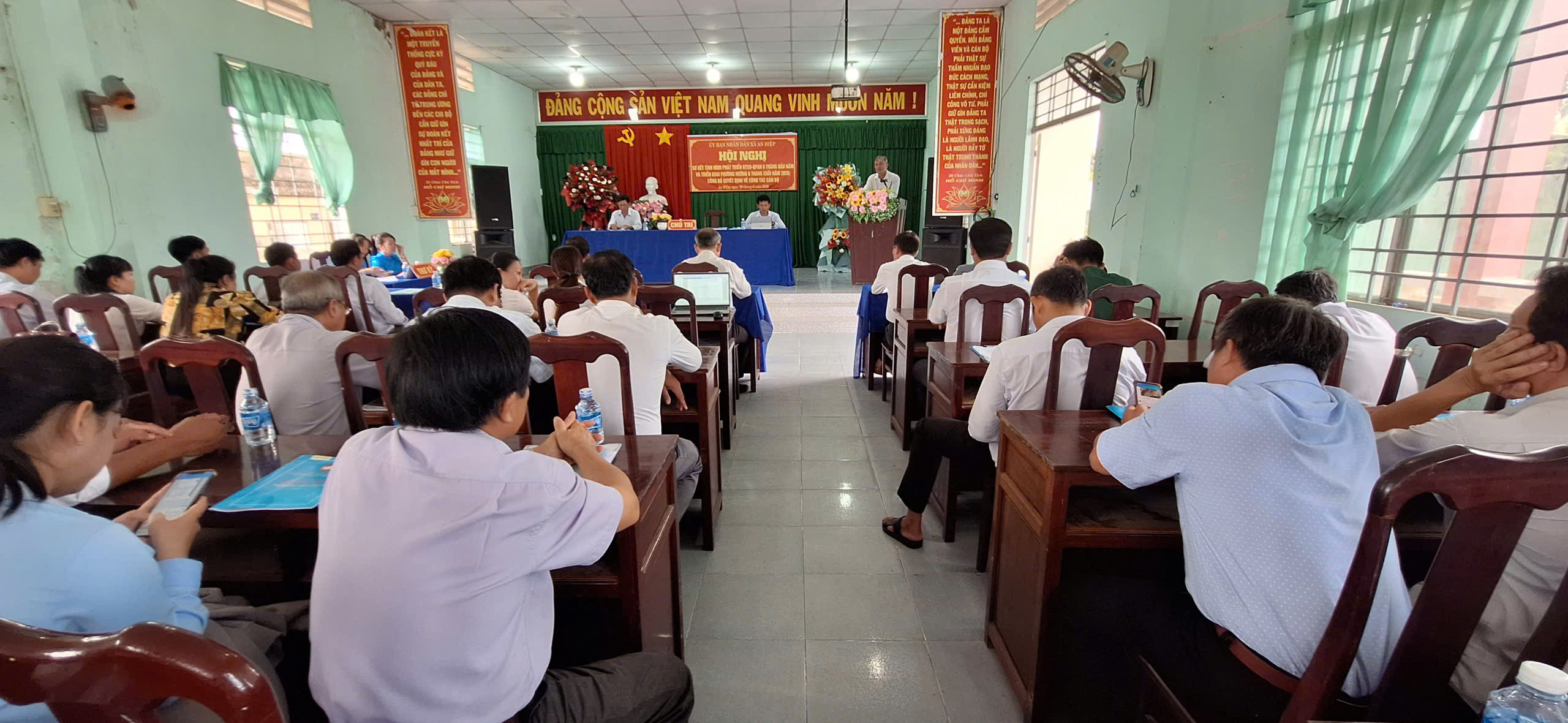 Ủy ban MTTQ Việt Nam xã An Hiệp công bố Quyết định về công tác cán bộ