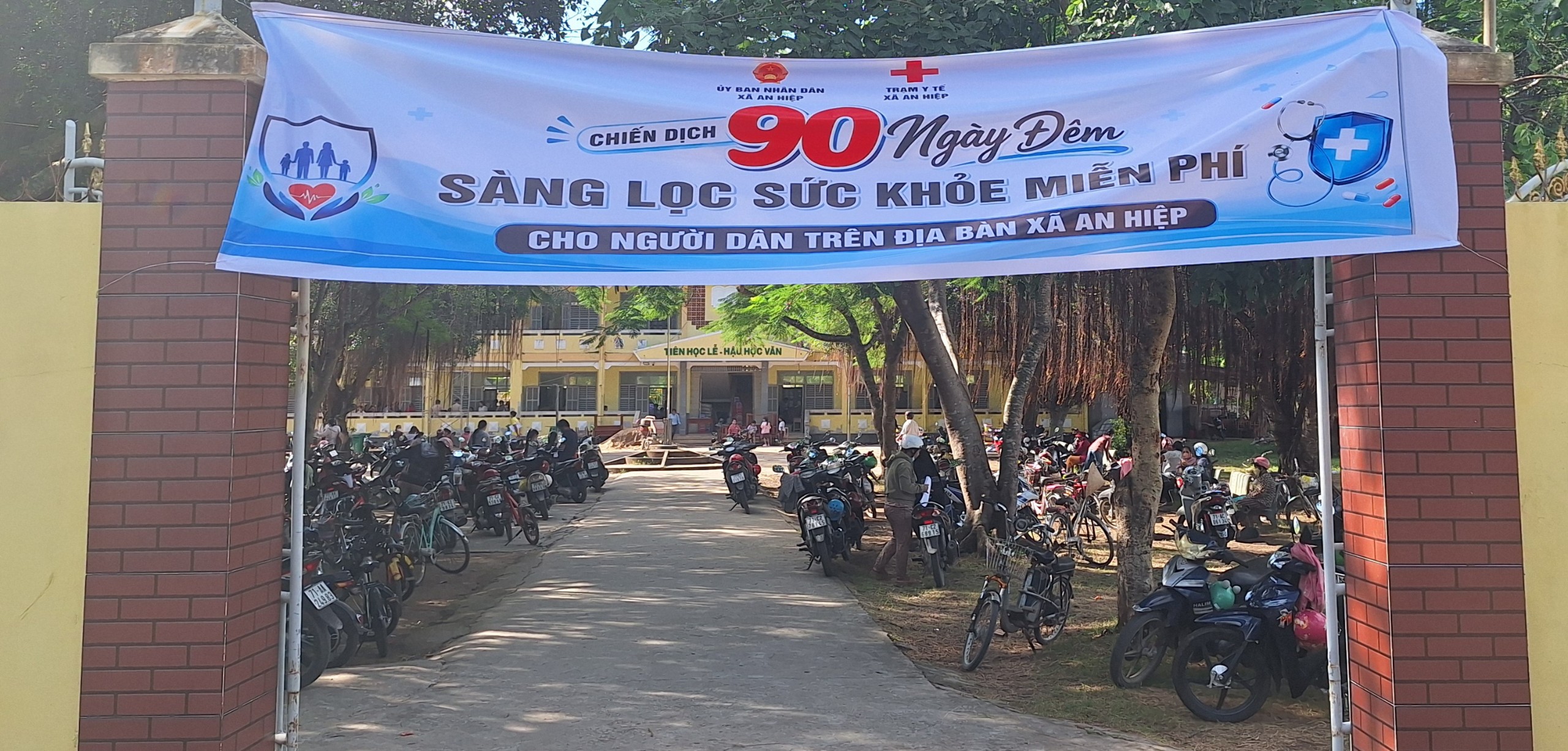 Xã An Hiệp tổ chức khám sàng lọc sức khỏe miễn phí cho người dân