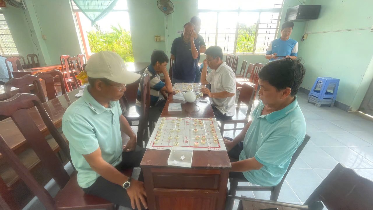 THI ĐẤU CỜ TƯỚNG TRONG KHUÔN KHỔ ĐẠI HỘI THỂ DỤC THỂ THAO XÃ AN HIỆP