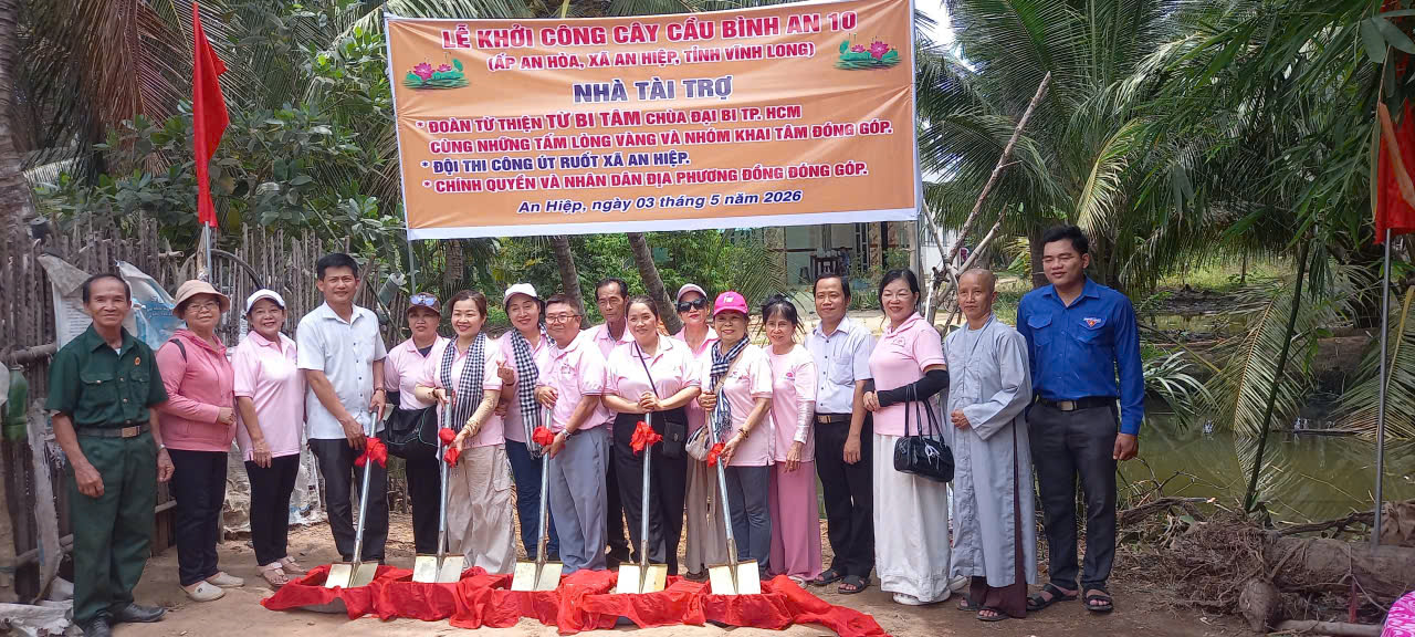 XÃ AN HIỆP KHỞI CÔNG 2 CẦU BÊ TÔNG NÔNG THÔN